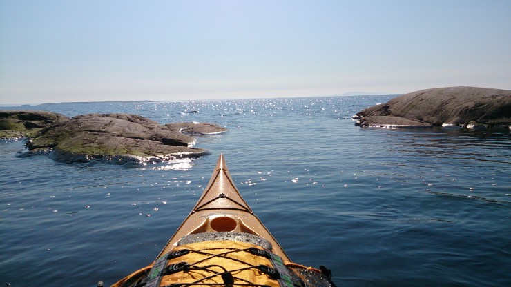 Paddla kajak i Vänern